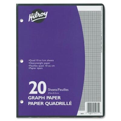 Hilroy Graph Paper Refill Metric 05271