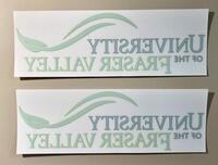 UFV Window Decal