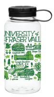 UFV 34 Oz Water Bottle - Julia Gash