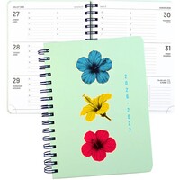 Flower Trio Academic Planner Medium Coil