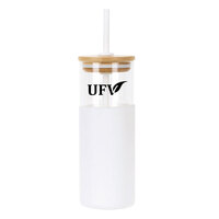 UFV Glass Tumbler W/Silicone Sleeve