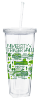 UFV Tumbler W/ Straw - Julia Gash