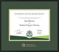 New Black Metal Diploma Frame