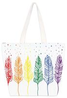 Pride Feathers Tote Bag